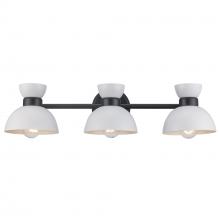  71853 WH-BK - Vanity Lighting White/Black